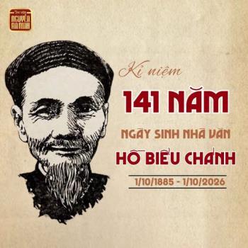 TỌA ĐỘ PHƯƠNG NAM | KỶ NIỆM 141 NĂM NGÀY SINH NHÀ VĂN HỒ BIỂU CHÁNH (01/10/1885 – 01/10/2026)