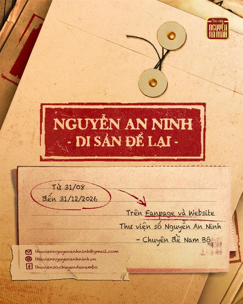 SỰ KIỆN ONLINE: NGUYỄN AN NINH - DI SẢN ĐỂ LẠI