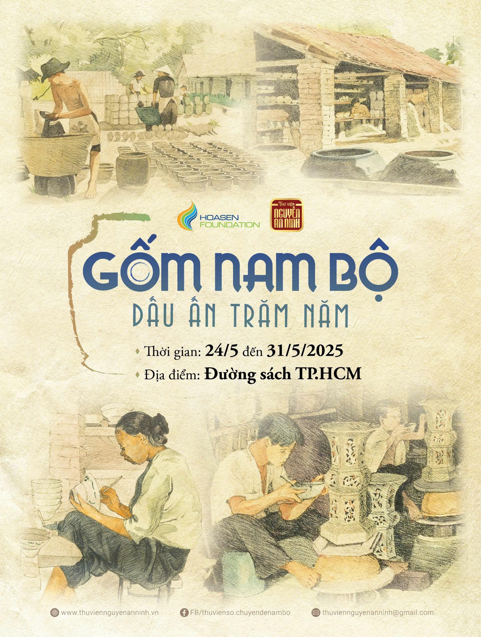 poster gốm nam bộ