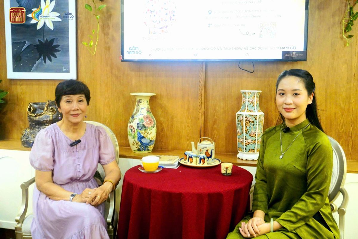 TS. Nguyễn Thị Hậu trong cuộc trò chuyện mở đầu cho chuỗi chương trình Gốm Nam Bộ - Dấu ấn trăm năm